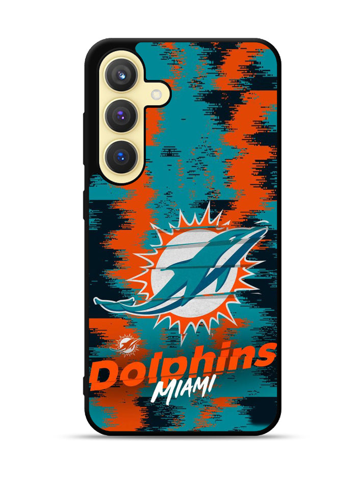 Miami Dolphins NFL Team Logo Samsung Galaxy S24 Plus 5G , Samsung Galaxy S24+ 5G Case