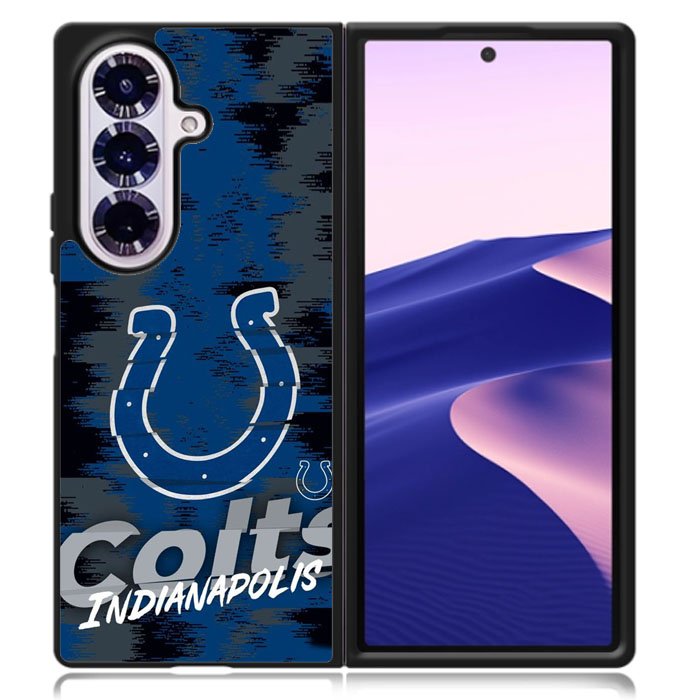 Indianapolis Colts NFL Team Logo Samsung Galaxy Z Fold 7 Case OV10385