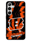 Cincinnati Bengals Nfl Team Logo Samsung Galaxy S25 5G Case