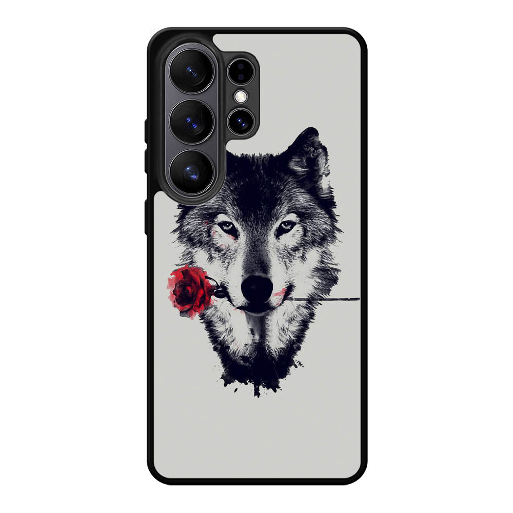 Wolf Rose Samsung Galaxy S26 Ultra Case OV1878
