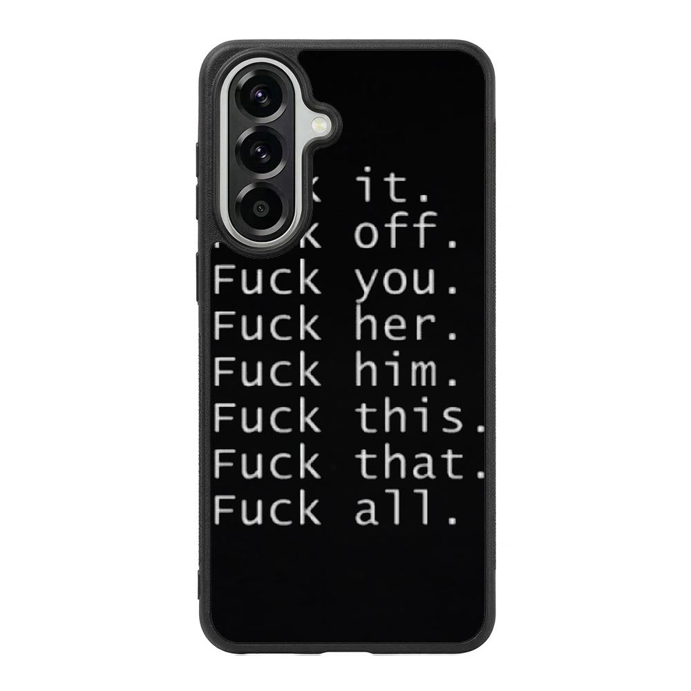 Fuck You and Fuck All Samsung Galaxy A37 Case OV4904
