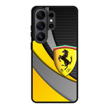 Yellow Ferrari Logo Samsung Galaxy S26 Ultra Case QC1921
