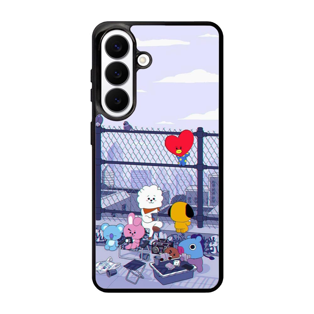 BTS BT21 Cute Rooftop Samsung Galaxy S26 Plus Case OV4270