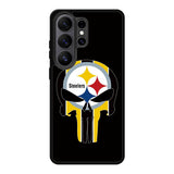 Pittsburgh Steelers skull flags Samsung Galaxy S26 Ultra Case QC2852