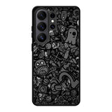 Doodle Grey Cool Samsung Galaxy S26 Ultra Case OV7100