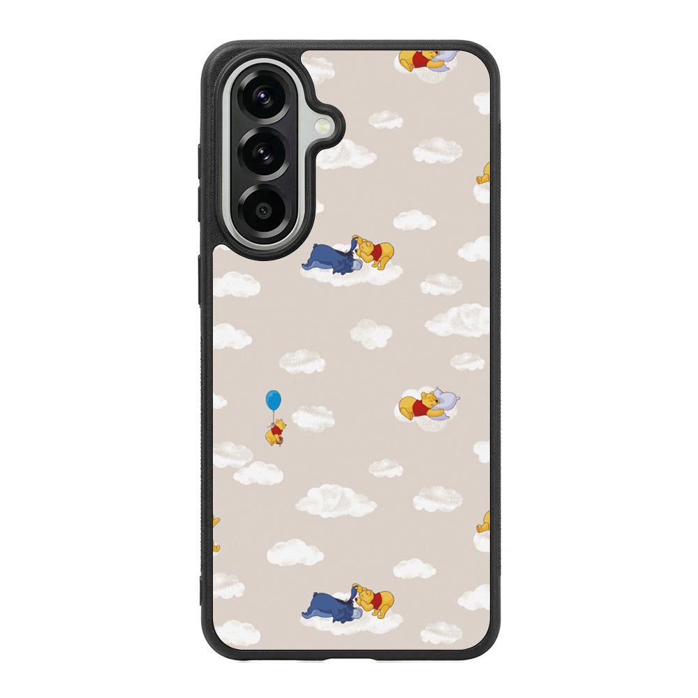 Winnie The Pooh Cloud Pattern Samsung Galaxy A37 Case QC6854