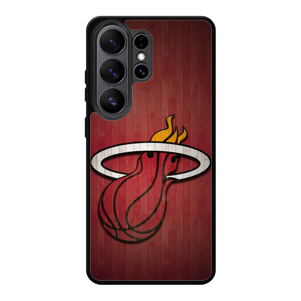 Miami Heat Red Samsung Galaxy S26 Ultra Case OV7006