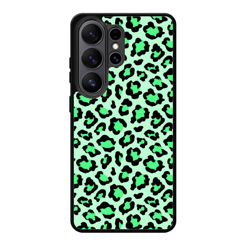 Leopard Green Pattern Samsung Galaxy S26 Ultra Case OV9851