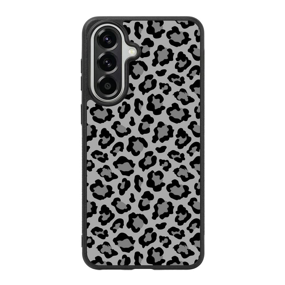 Leopard Grey Pattern Samsung Galaxy A57 Case
