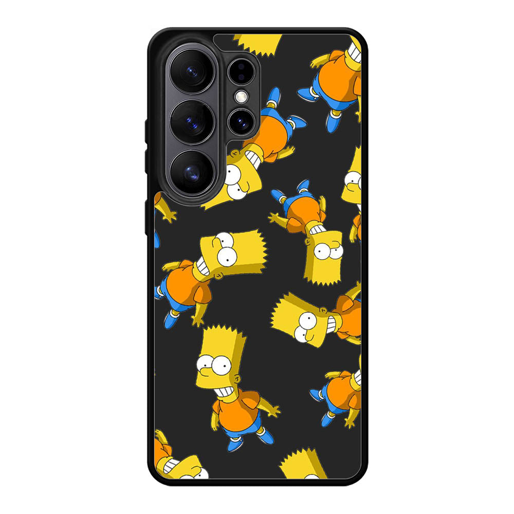 The Simpsons Pattern Samsung Galaxy S26 Ultra Case QC9902