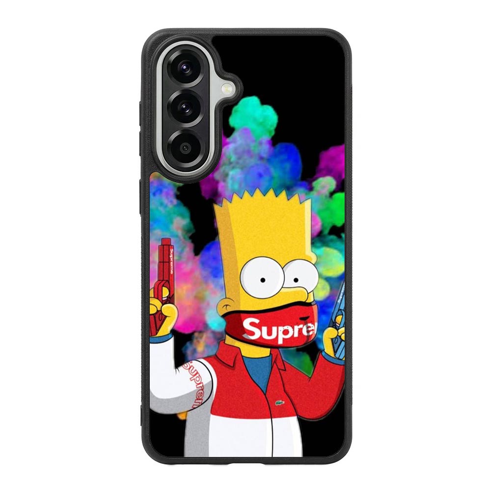 Bart Simpsons Fog And Gun Samsung Galaxy A57 Case OV9889