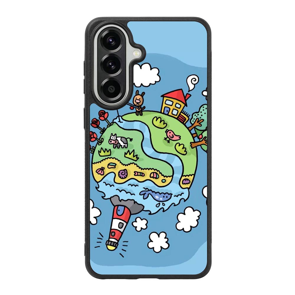 Cute Doodle Art Samsung Galaxy A57 Case OV8813