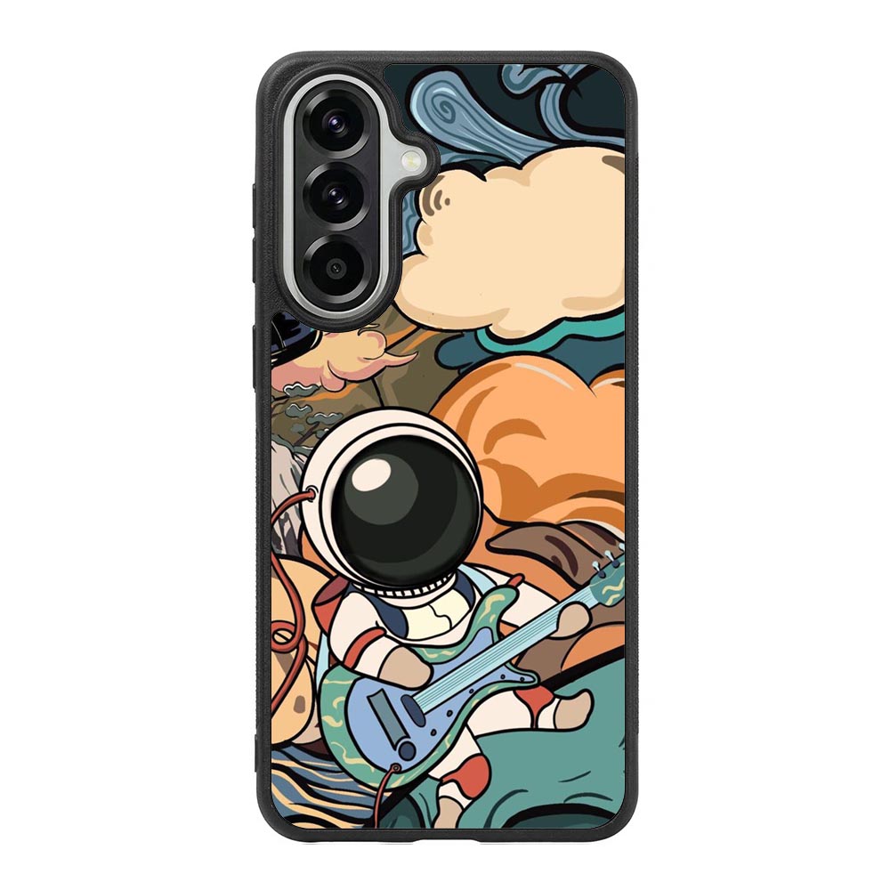 Cute Guitar Astronaut Samsung Galaxy A37 Case OV8814
