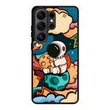 Cute Astronaut Hug The Planet Samsung Galaxy S26 Ultra Case QC8810