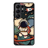 Cute Astronaut Run in Space Samsung Galaxy S26 Ultra Case OV8811