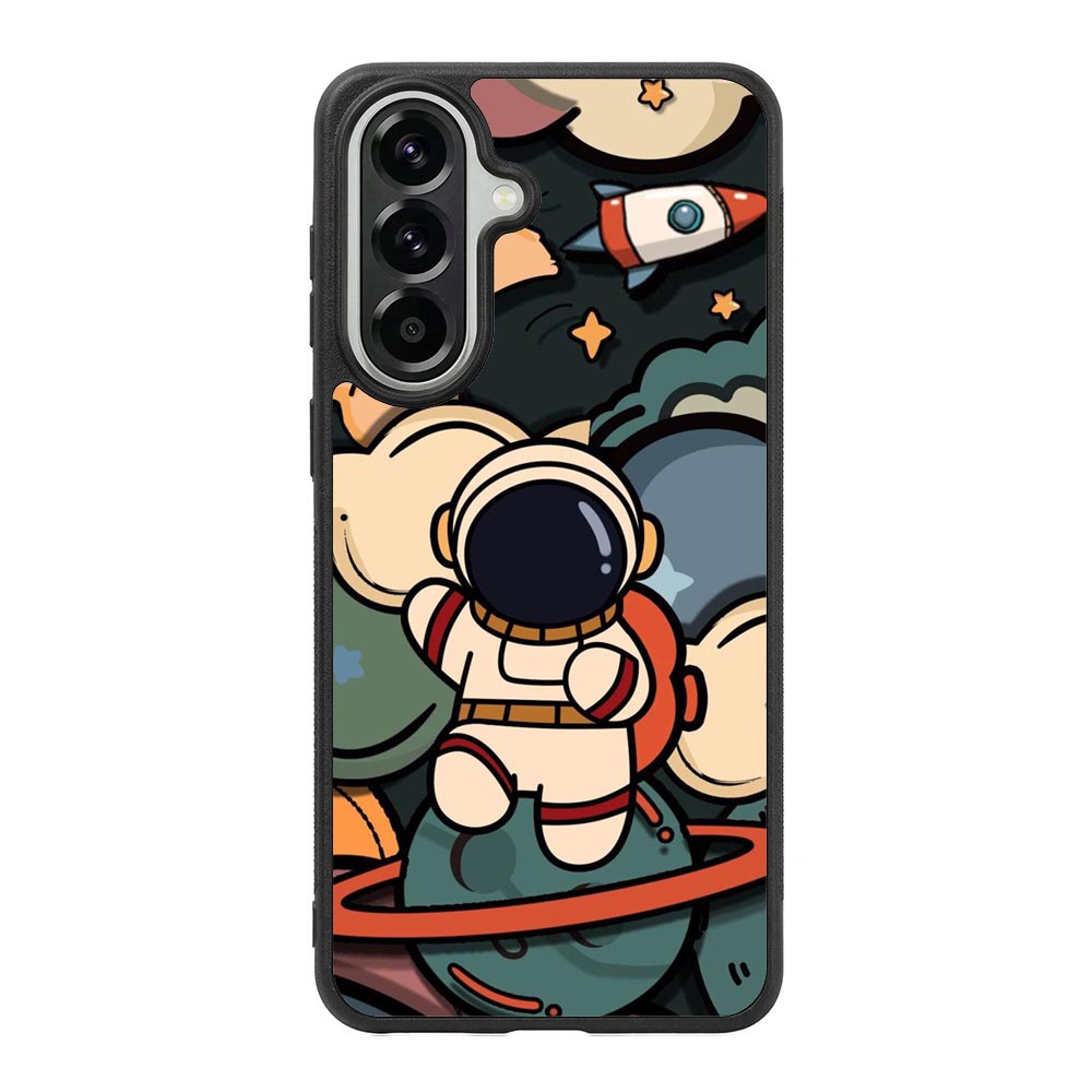 Cute Astronaut Run in Space Samsung Galaxy A57 Case OV8811