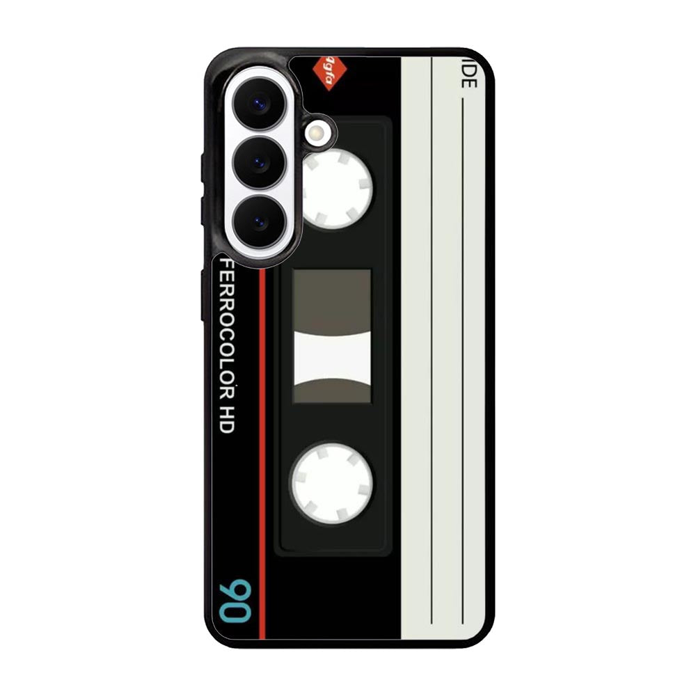 Retro Cassette Tape AGFA FeI Samsung Galaxy S26 Case QC8856