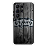 San Antonio Spurs Wood Logo Samsung Galaxy S26 Ultra Case QC10417