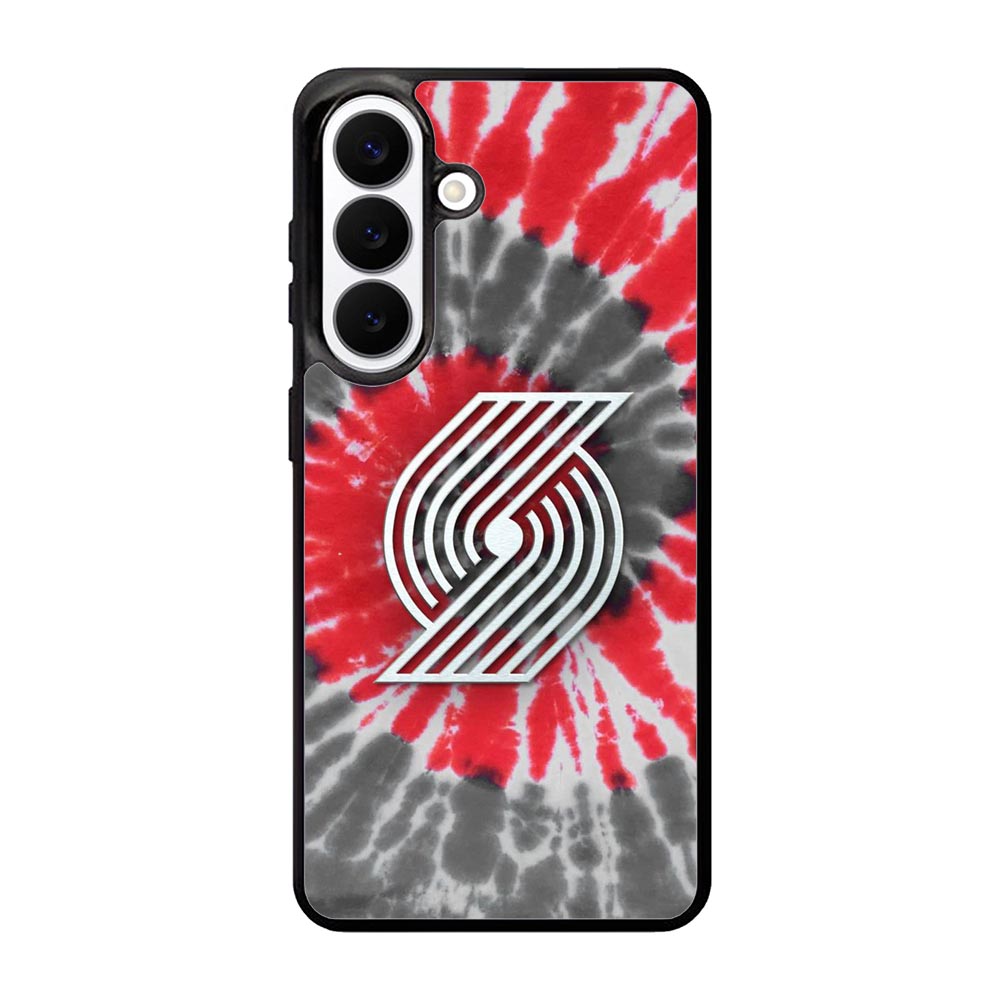Portland Trailblazers Tie Dye Style Logo Samsung Galaxy S26 Plus Case QC10397