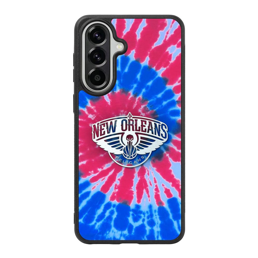 New Orleans Pelicans Tie Dye Style Logo Samsung Galaxy A57 Case OV10512