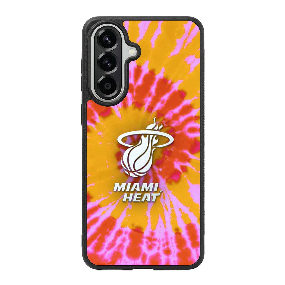 Miami Heat Tie Dye Style Logo Samsung Galaxy A37 Case OV10493