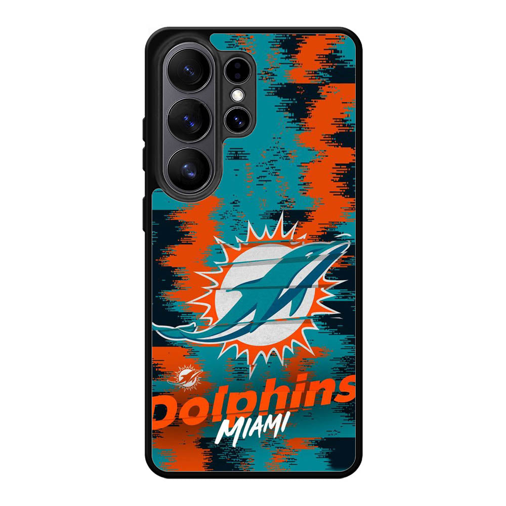Miami Dolphins NFL Team Logo Samsung Galaxy S26 Ultra Case