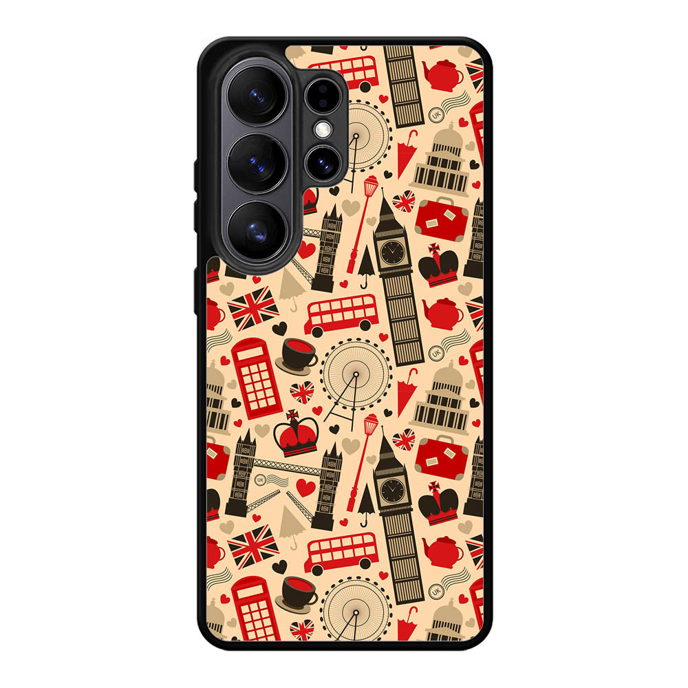 London City Pattern Samsung Galaxy S26 Ultra Case OV6494