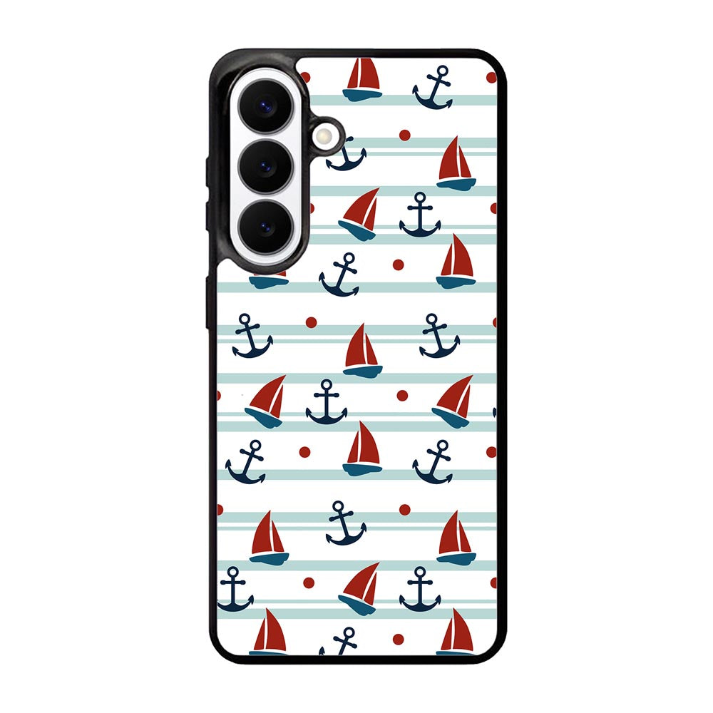 Sailor Pattern Samsung Galaxy S26 Case QC6618