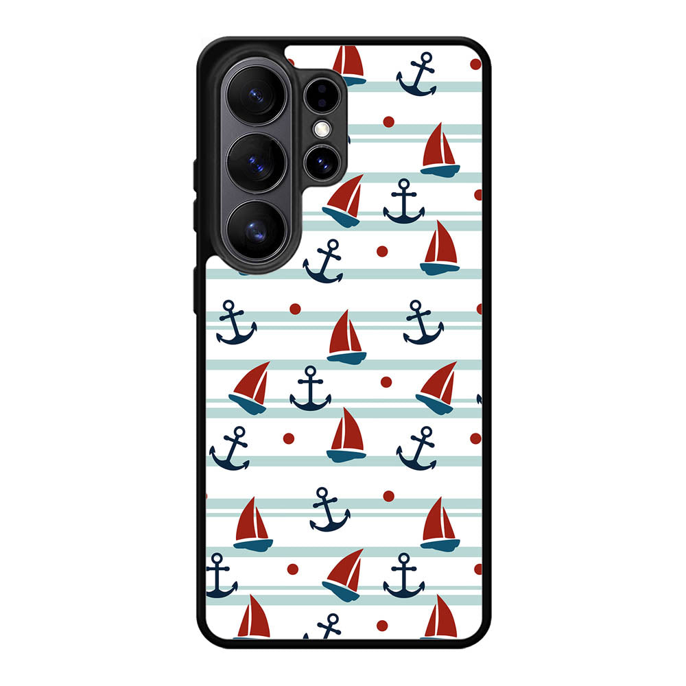 Sailor Pattern Samsung Galaxy S26 Ultra Case OV6618