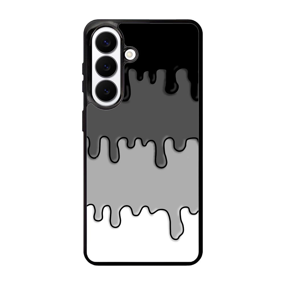 Ink Black White Samsung Galaxy S26 Plus Case OV6778