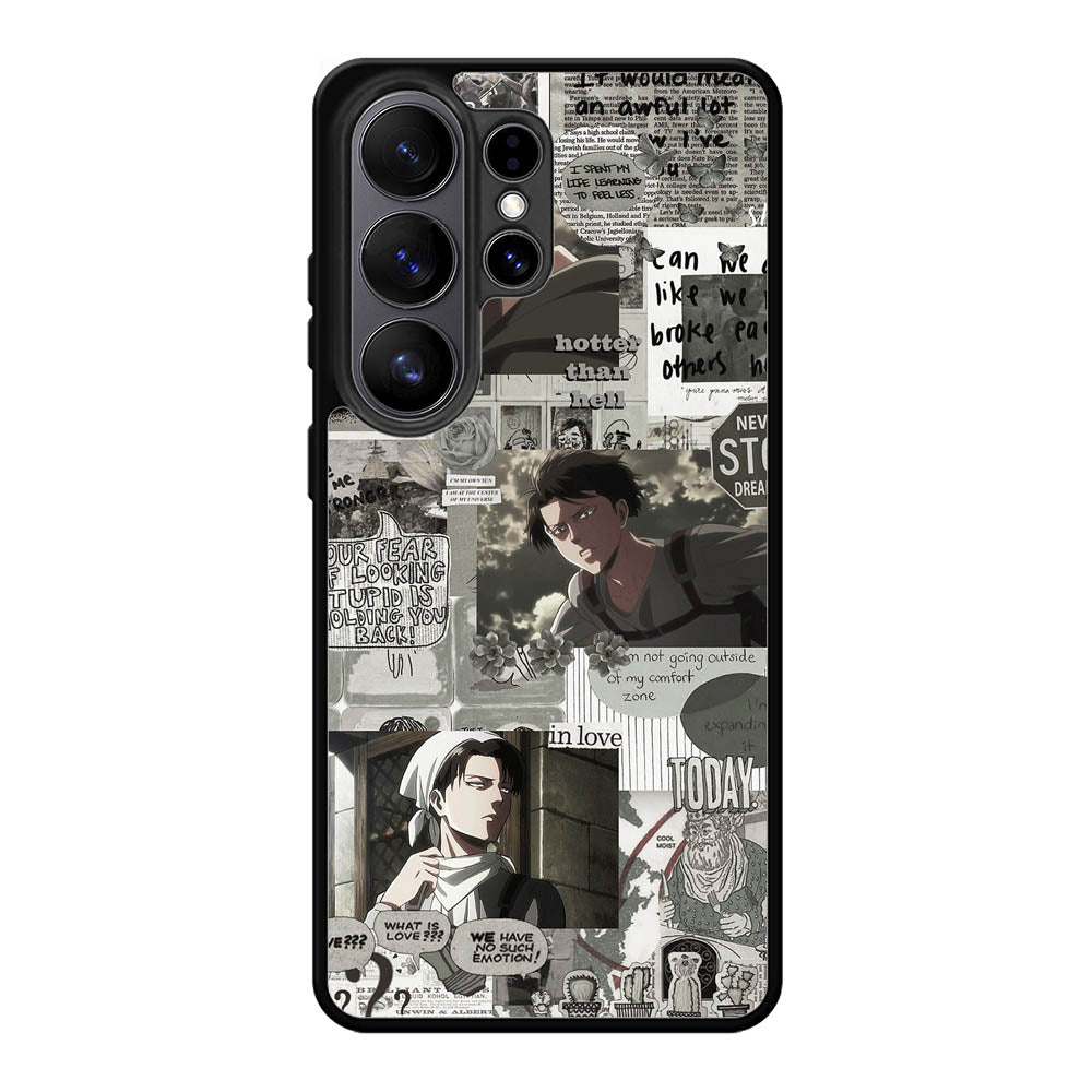 Levi Ackerman Attack On Titan Samsung Galaxy S26 Ultra Case QC8163