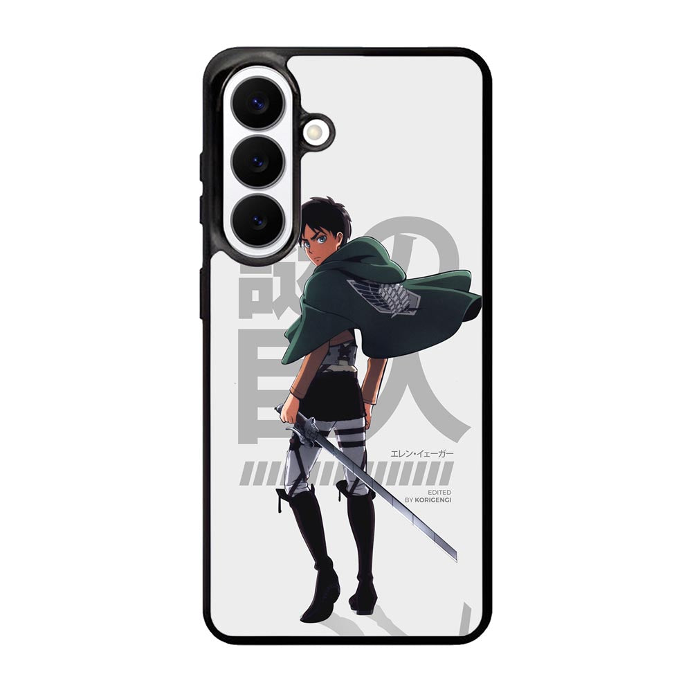 Eren Yeager Attack On Titan Samsung Galaxy S26 Plus Case OV8366