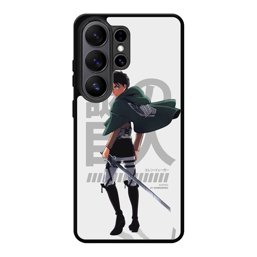 Eren Yeager Attack On Titan Samsung Galaxy S26 Ultra Case OV8365