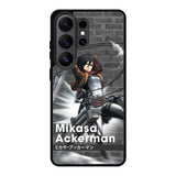 Mikasa Ackerman Attack On Titan Y Samsung Galaxy S26 Ultra Case OV8091