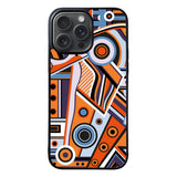 Abstract Art Orange iPhone 16 Pro Max Case OV99027