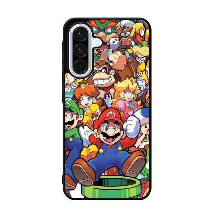 Super Mario Party Samsung Galaxy A36 Case OV3470