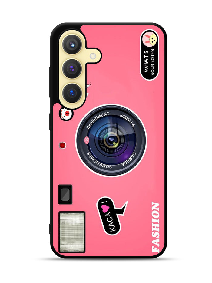 Camera Pink Samsung Galaxy S25 5G Case OV5967