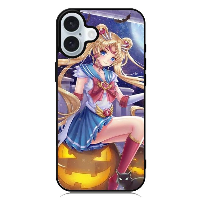 Halloween Sailor Moon iPhone 16 Plus Case QC5061