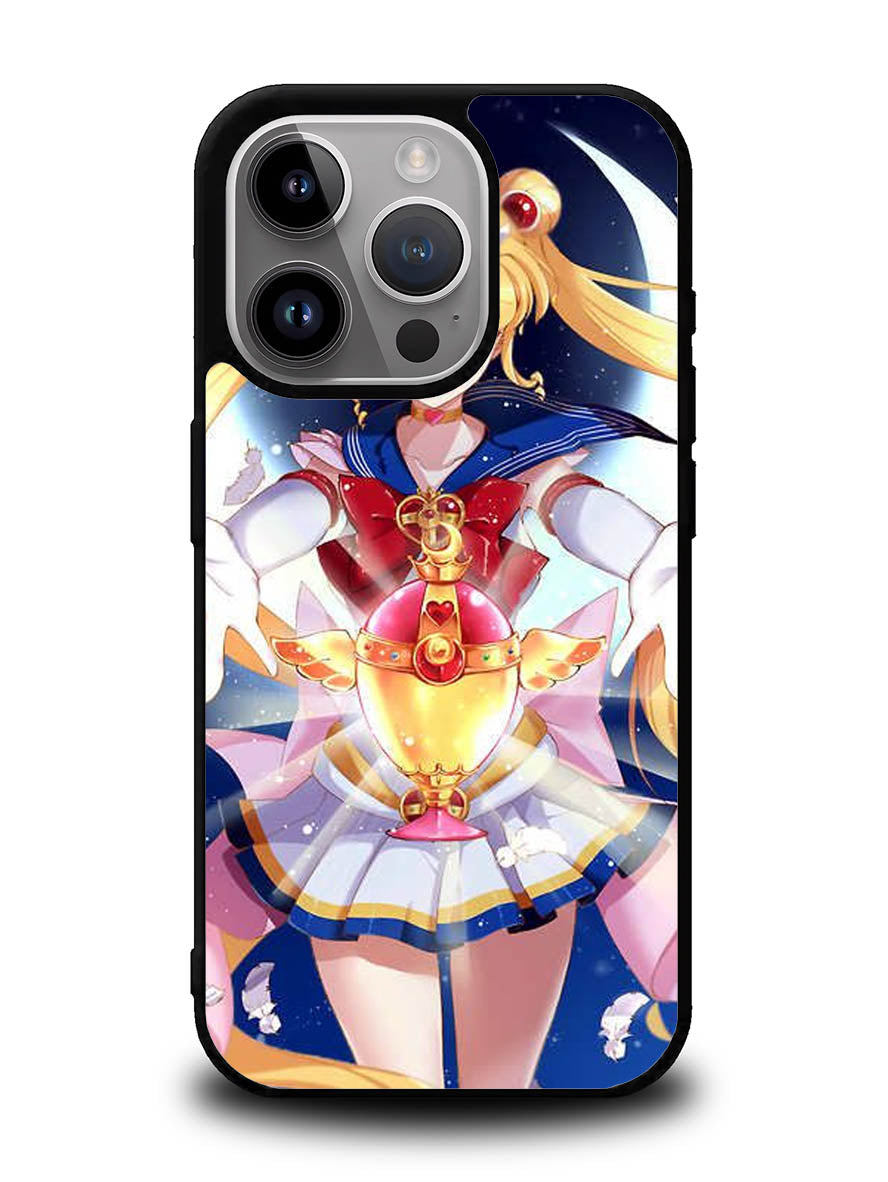 Pretty Guardian in a Sailor iPhone 14 Pro Max Case QC5805