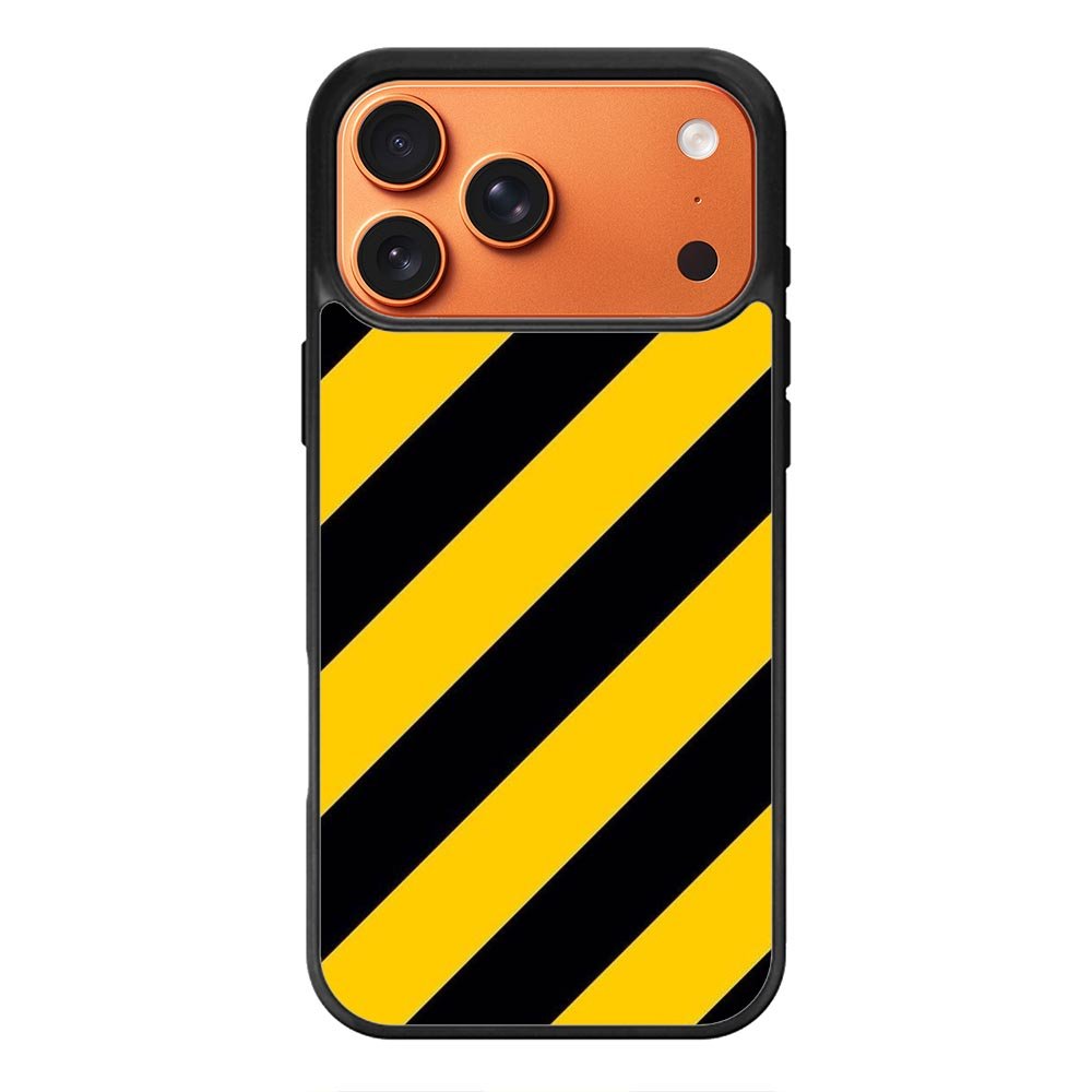 Black Yellow iPhone 17 Pro Max Case OV5974