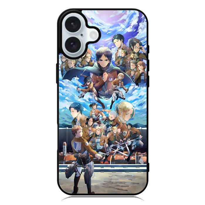 attack on titan iPhone 16 Plus Case QC3933