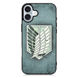 attack on titan Logo iPhone 16 Case QC3930