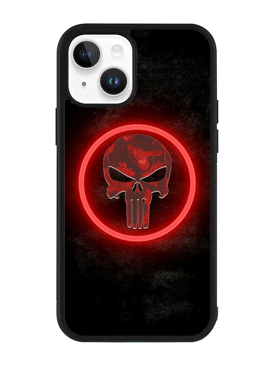 Punisher Red iPhone 15 Case OV5798