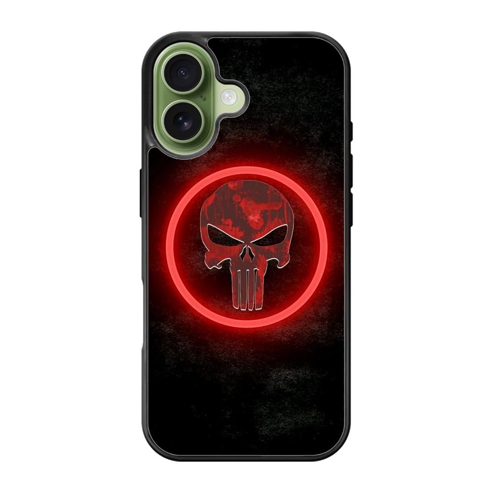 Punisher Red iPhone 17 Case QC5798