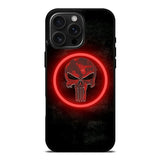 Punisher Red iPhone 16 Pro Case OV5798
