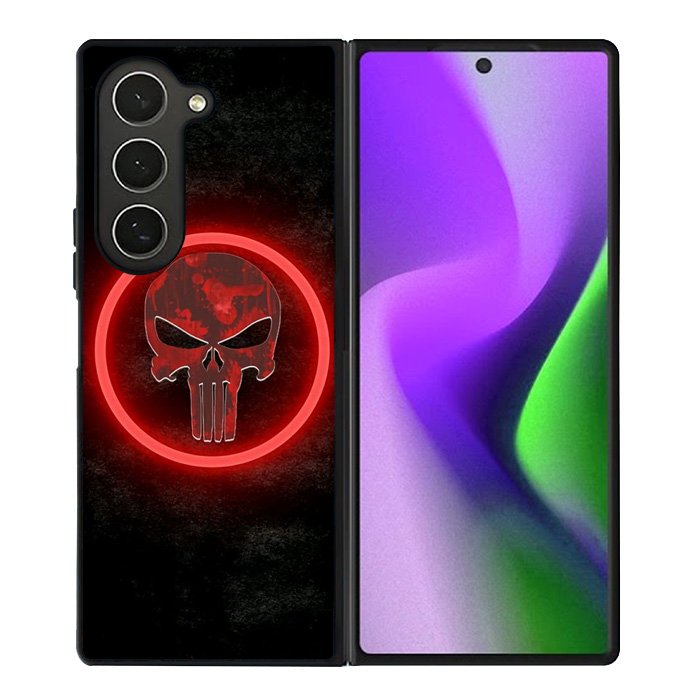 Punisher Red Samsung Galaxy Z Fold 6 5G 2024 Case OV5798