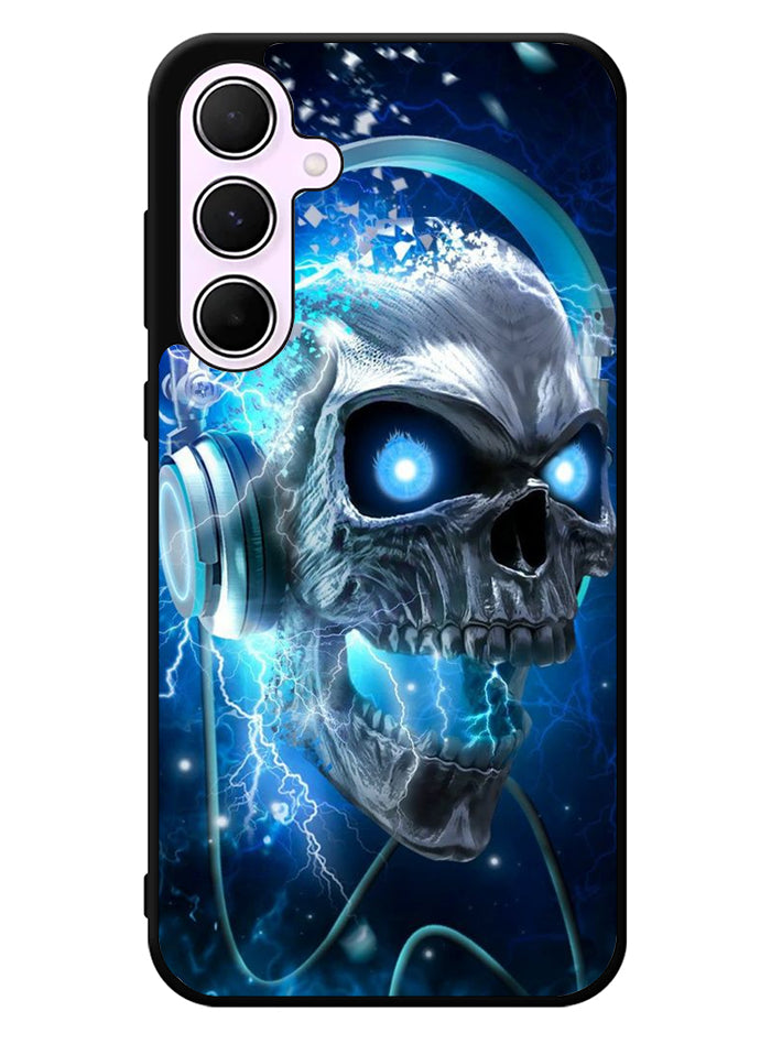 Skull Blue Samsung Galaxy A35 5G Case