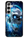 Skull Blue Samsung Galaxy S25 5G Case