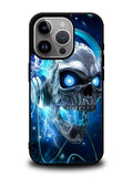 Skull Blue iPhone 16 Pro Max Case