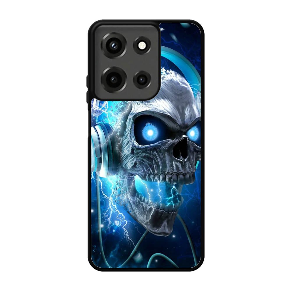 Skull Blue Motorola Moto G 5G 2025 Case OV3912